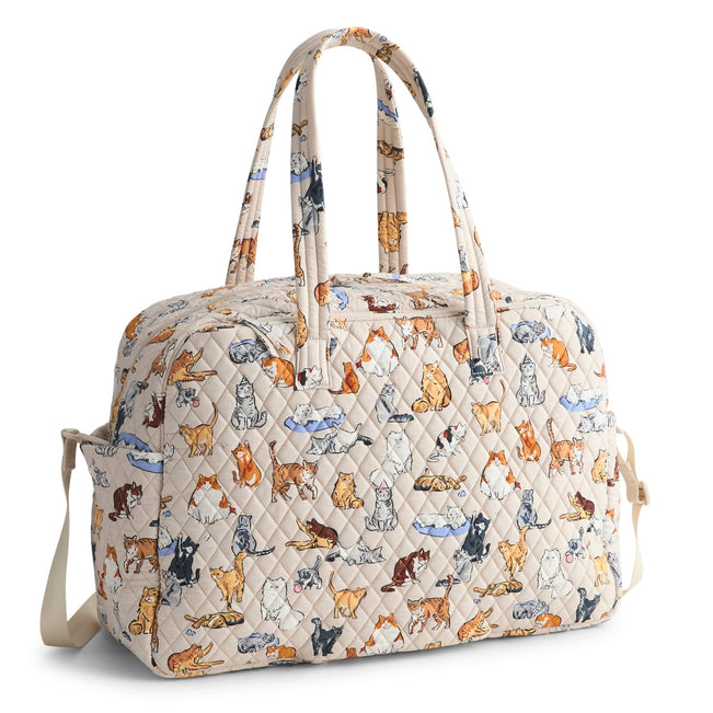 Outlet Large Weekender Travel Bag - A Cat's Life - Image 3