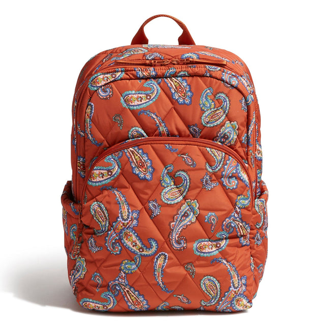 Outlet Essential Large Backpack-Manor Paisley-Image 1-Vera Bradley