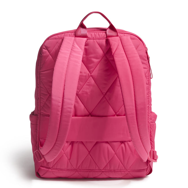 Outlet Essential Large Backpack-Peacock Pink-Image 3-Vera Bradley