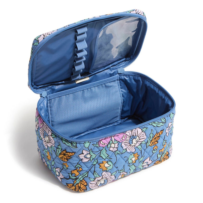 Outlet Essential Large Brush Up Cosmetic-Wild Prairie-Image 3-Vera Bradley