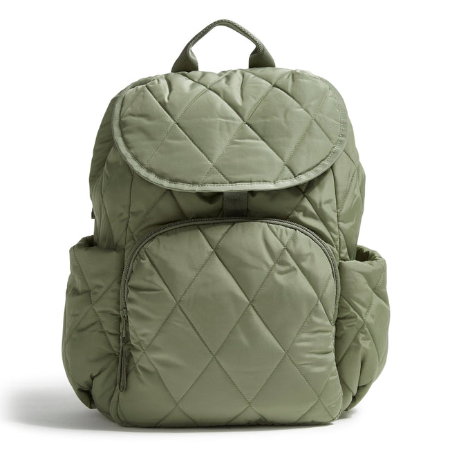 Outlet Essential Rucksack Backpack-Deep Lichen Green-Image 1-Vera Bradley