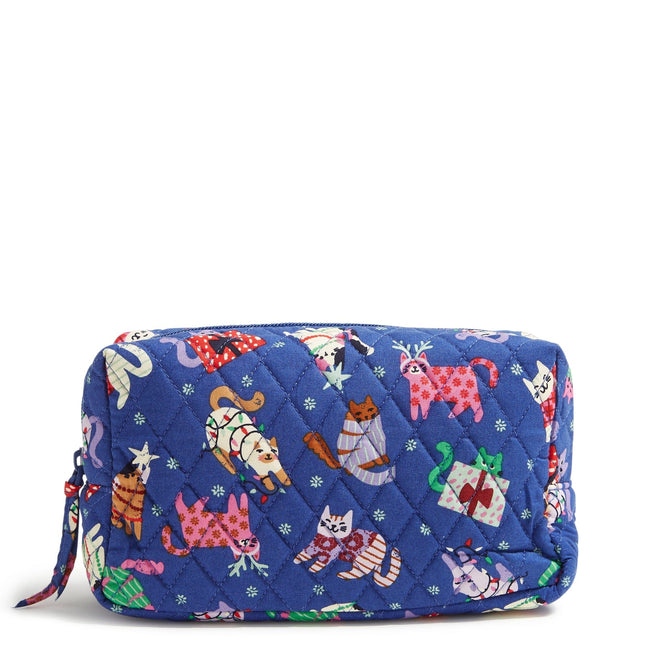 Outlet Essential Medium Cosmetic-Catnip Christmas-Image 1-Vera Bradley