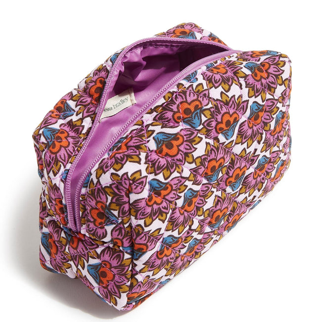 Outlet Essential Small Cosmetic-Scaevola Fan-Image 2-Vera Bradley