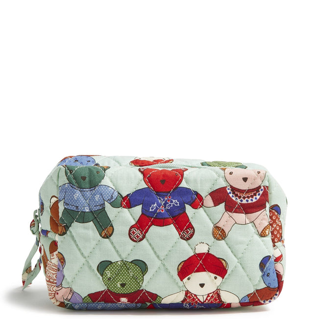 Outlet Essential Small Cosmetic-Toasty Teddies-Image 1-Vera Bradley
