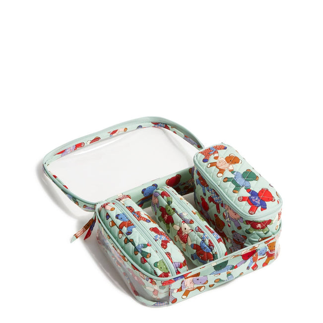 Outlet 4 Pc. Cosmetic Set-Toasty Teddies-Image 2-Vera Bradley