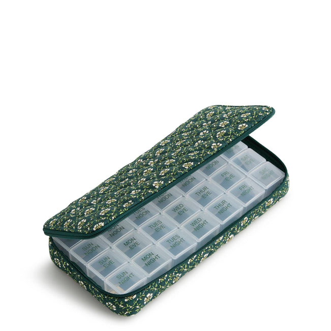 Outlet Large Travel Pill Case - Mistletoe Lattice - Image 2