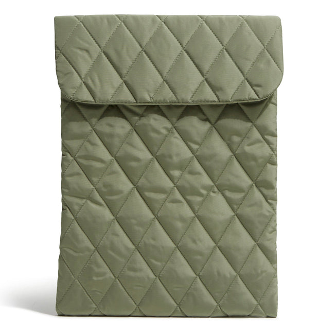 Outlet Large Tech Sleeve-Deep Lichen Green-Image 1-Vera Bradley