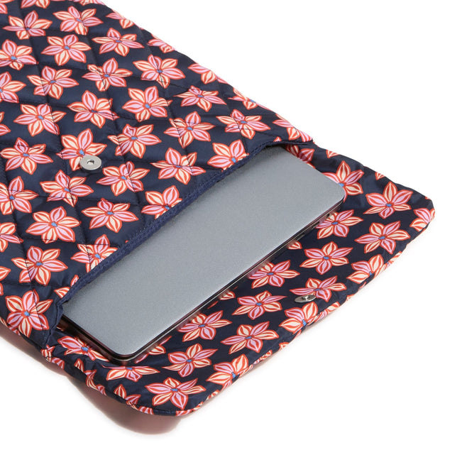 Outlet Large Tech Sleeve-Floral Burst-Image 2-Vera Bradley