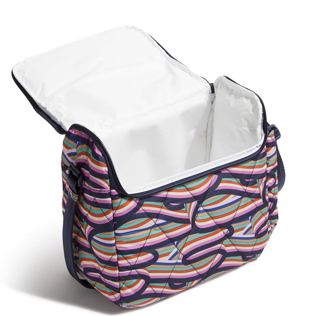 Outlet Lunch Crossbody-Retro Ribbons-Image 2-Vera Bradley