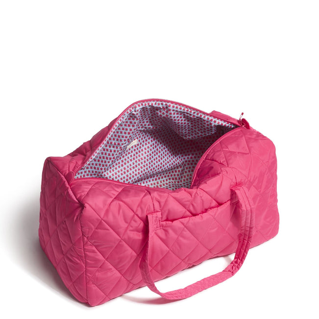 Outlet Large Travel Duffel-Peacock Pink-Image 2-Vera Bradley