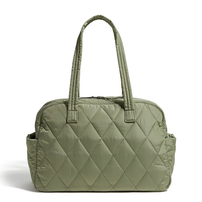 Outlet Weekender Travel Bag-Deep Lichen Green-Image 1-Vera Bradley