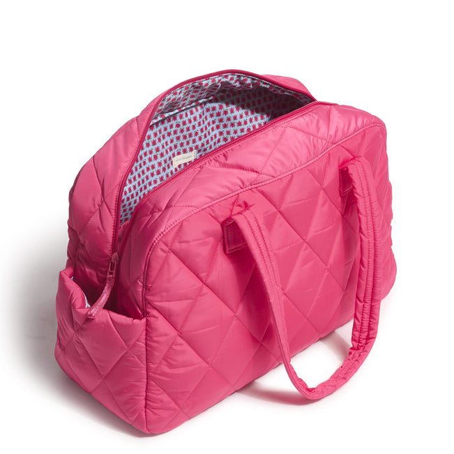 Outlet Weekender Travel Bag-Peacock Pink-Image 2-Vera Bradley