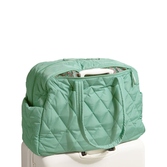 Outlet Large Weekender Travel Bag-Beryl Green-Image 3-Vera Bradley