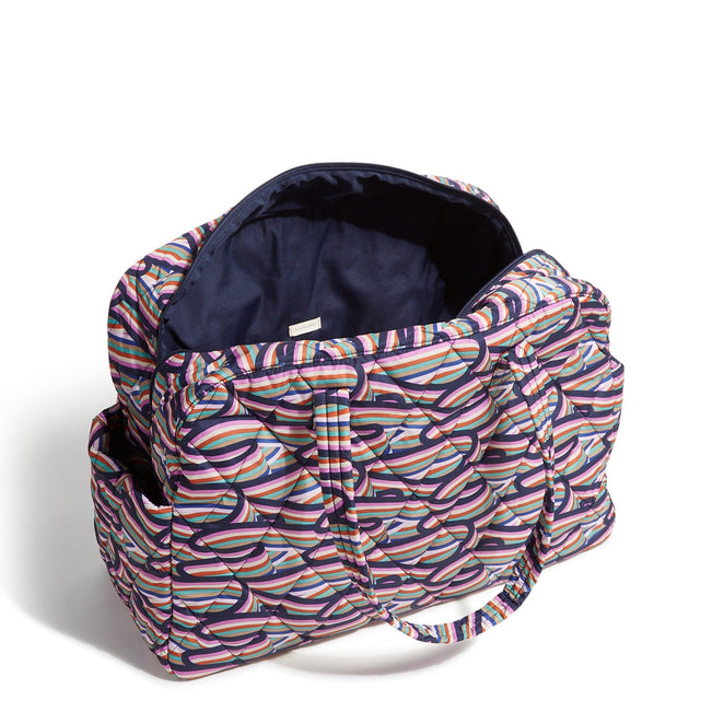 Outlet Large Weekender Travel Bag-Retro Ribbons-Image 2-Vera Bradley
