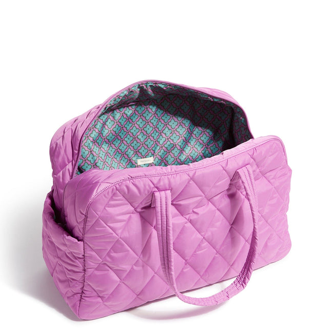 Outlet Large Weekender Travel Bag-Iris Orchid-Image 2-Vera Bradley