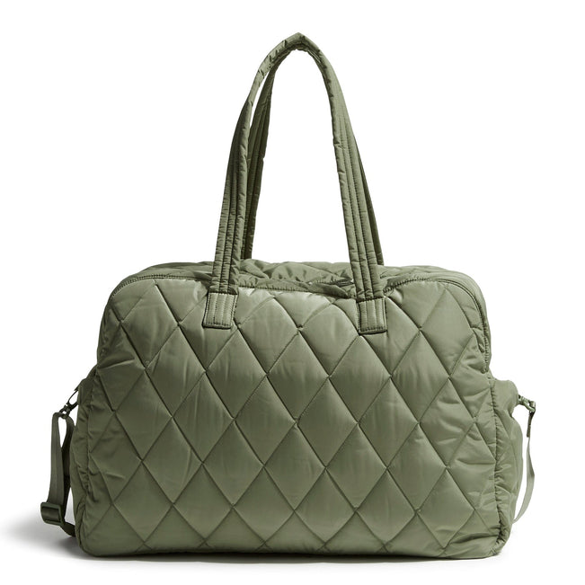 Outlet Large Weekender Travel Bag-Deep Lichen Green-Image 1-Vera Bradley