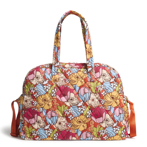 Vera Bradley NEW Grand Traveler top Bag Kauai Floral Print Tropical Travel Carryon