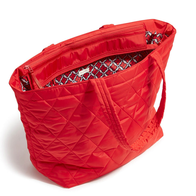 Outlet Travel Tote-Goji Berry Red-Image 2-Vera Bradley