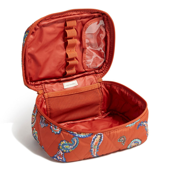 Outlet Essential Brush Up Cosmetic Case-Manor Paisley-Image 2-Vera Bradley