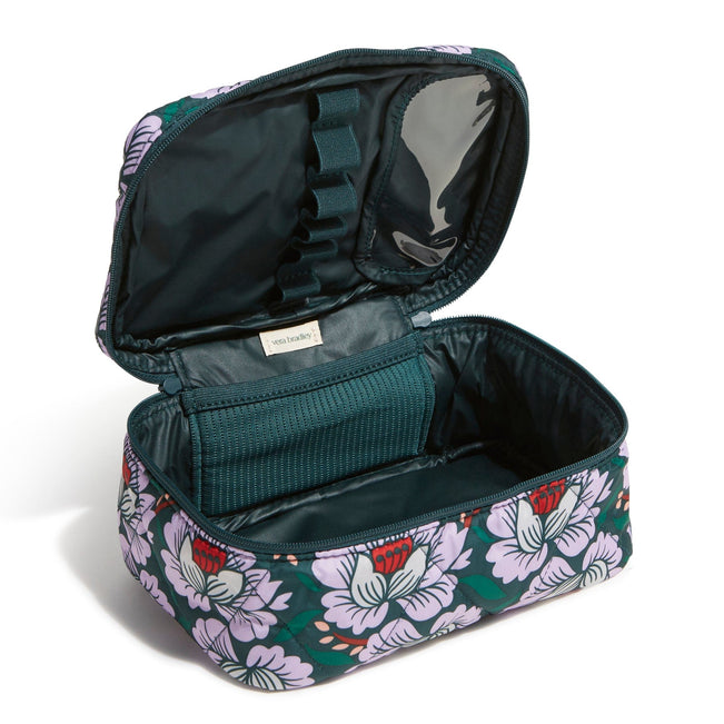 Outlet Essential Brush Up Cosmetic Case-Lotus Sea Moss-Image 2-Vera Bradley