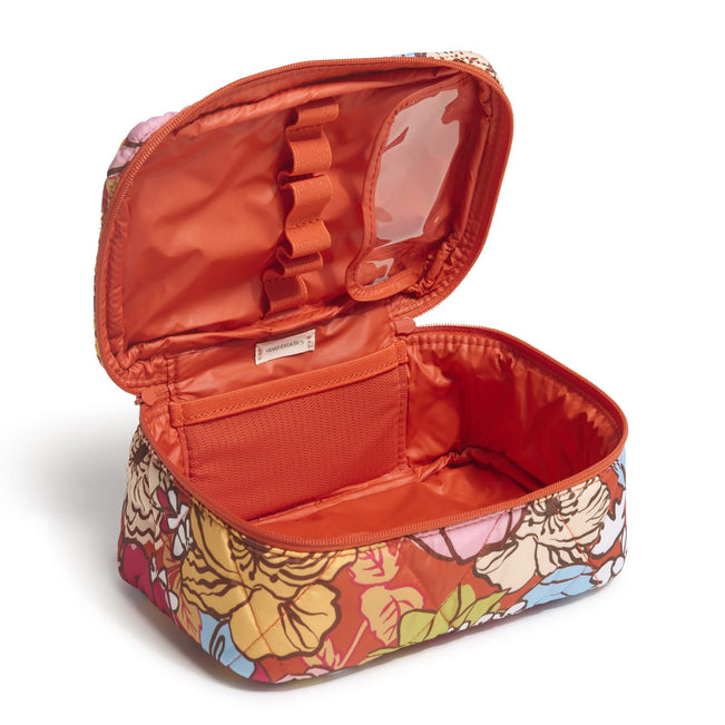 Outlet Essential Brush Up Cosmetic Case-Midday Garden-Image 2-Vera Bradley