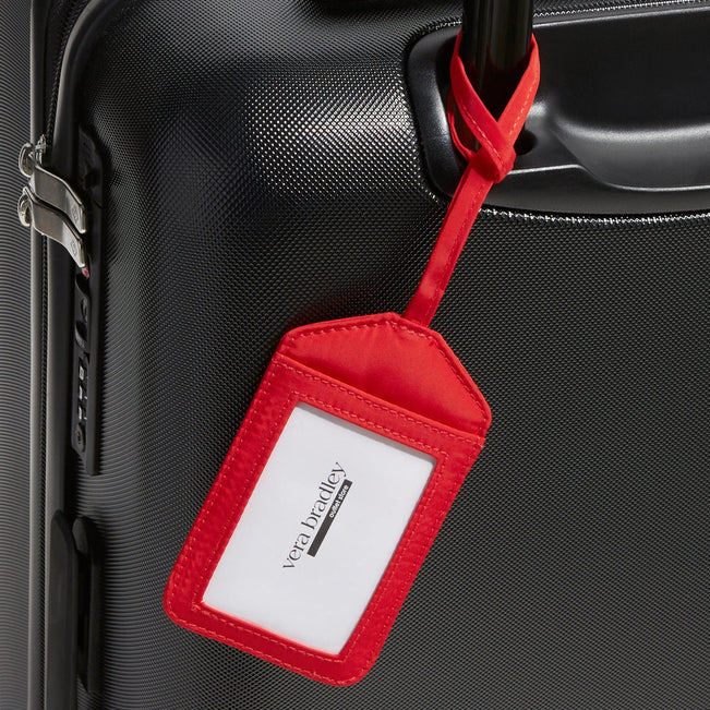 Outlet Essential Luggage Tag-Goji Berry Red-Image 2-Vera Bradley