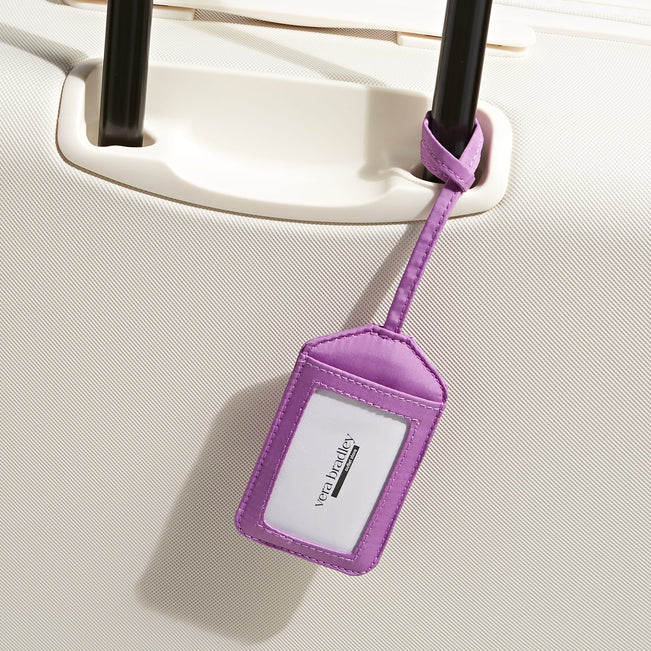 Outlet Essential Luggage Tag-Iris Orchid-Image 2-Vera Bradley