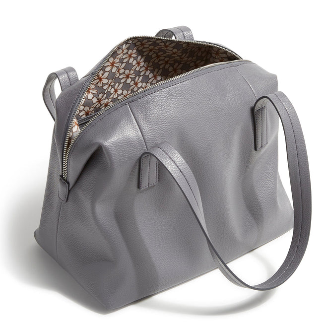 Outlet Slouchy Satchel-Quiet Shade-Image 2-Vera Bradley