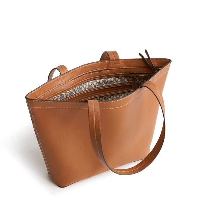 Small East West Tote-Roasted Pecan-Image 2-Vera Bradley