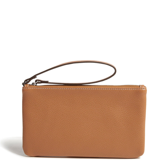 Outlet Essential Wristlet-Roasted Pecan-Image 1-Vera Bradley