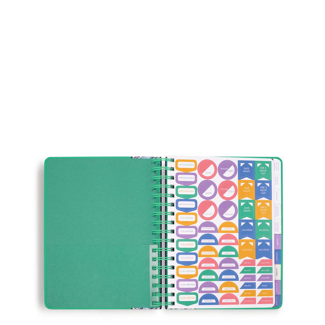 17 Month Large Planner-Garden Green Leaf-Image 5-Vera Bradley