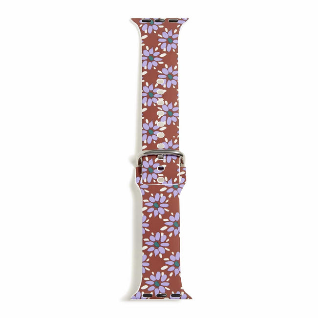 Outlet Wrist Band for Apple Watch-Venetian Flowers Cinnamon-Image 1-Vera Bradley
