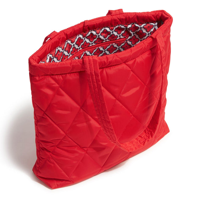 Outlet Small North South Tote-Goji Berry Red-Image 2-Vera Bradley