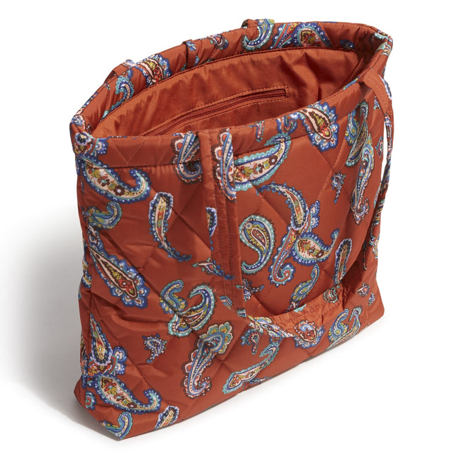 Outlet Small North South Tote-Manor Paisley-Image 2-Vera Bradley