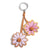 Outlet Daisy Key Chain-Trellis Floral-Image 1-Vera Bradley