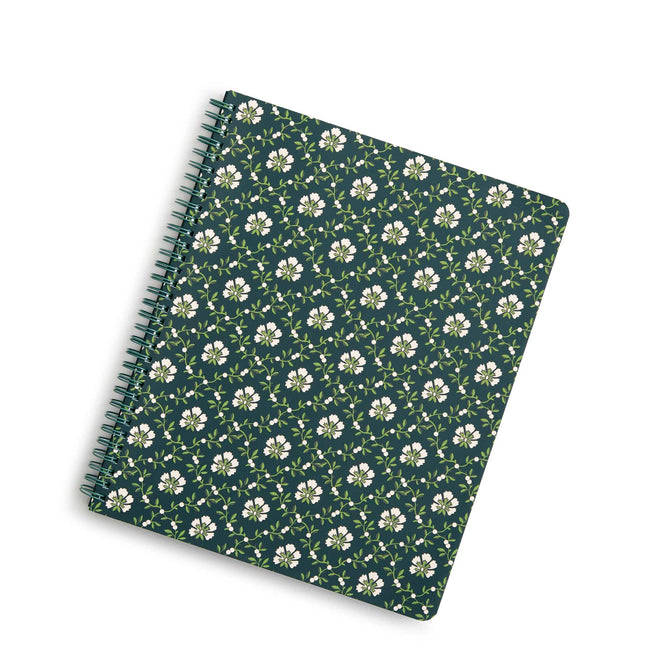 Outlet Large Spiral Notebook - Mistletoe Lattice - Image 1
