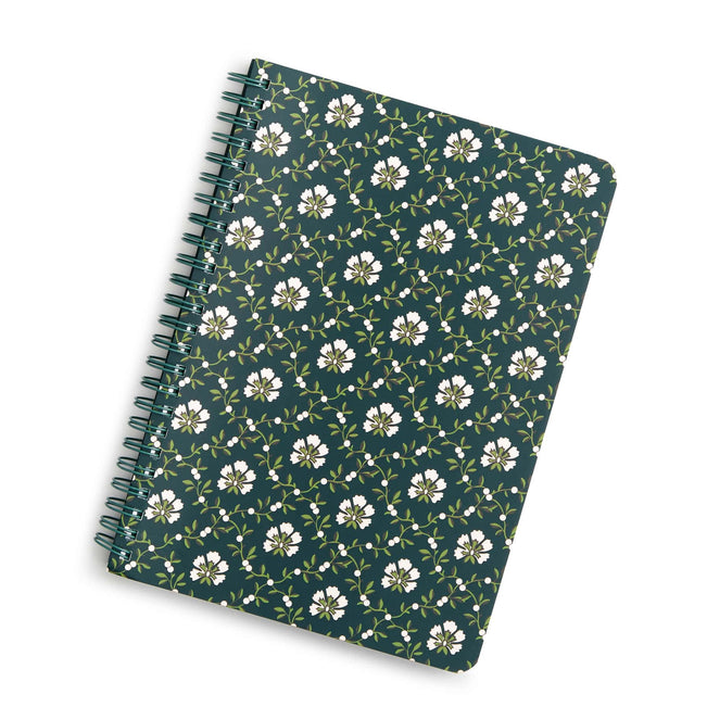 Outlet Small Spiral Notebook - Mistletoe Lattice - Image 1