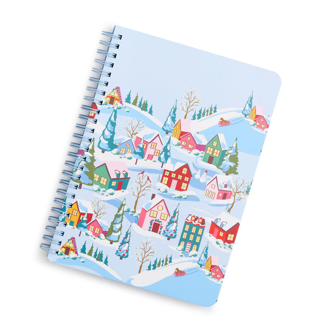 Outlet Small Spiral Notebook - Holiday Houses - Image 1