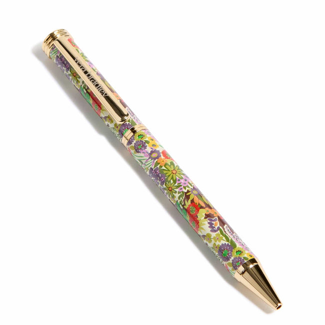 Outlet Ballpoint Twist Pen-Evening Garden-Image 1-Vera Bradley