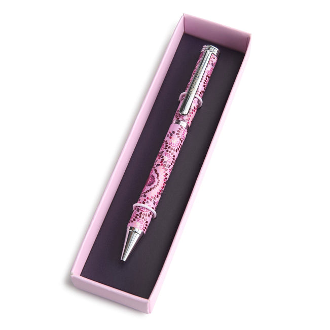 Outlet Ballpoint Twist Pen - Lavender Medallion - Image 1
