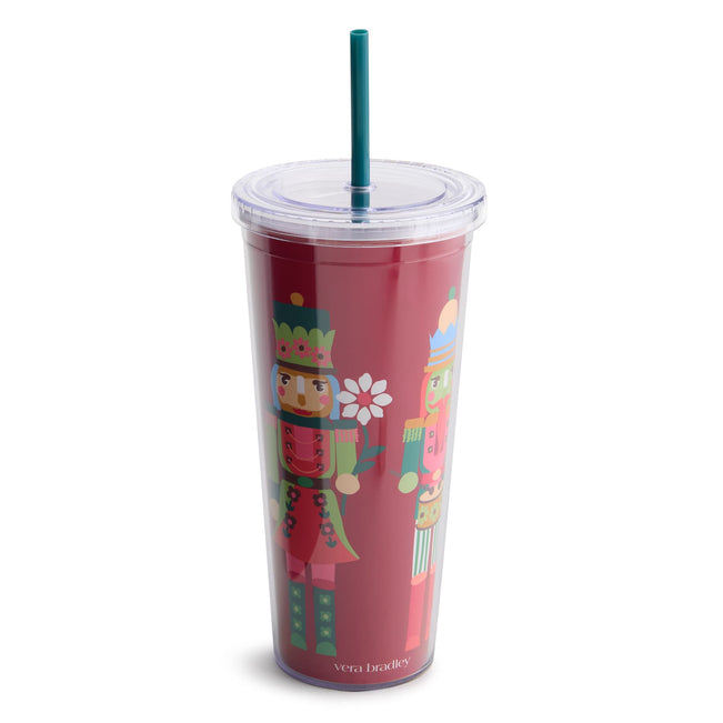 Outlet Acrylic Tumbler with Straw - Nutcrackers - Image 1
