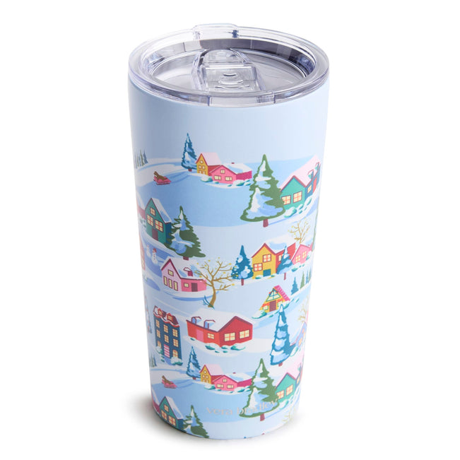 Outlet Stainless Steel 20oz Tumbler - Holiday Houses - Image 1