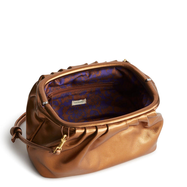 Taber Dumpling Bag-Bronze Metallic-Image 5-Vera Bradley