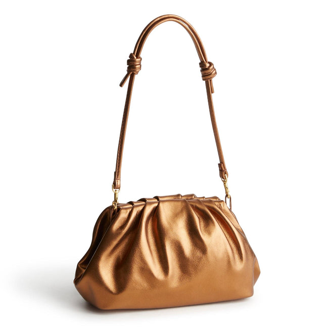 Taber Dumpling Bag-Bronze Metallic-Image 4-Vera Bradley