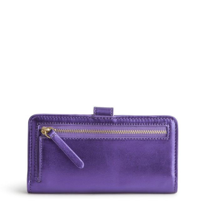 Tab Wallet-Purple Metallic-Image 2-Vera Bradley
