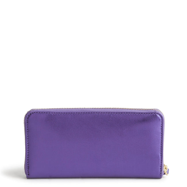 Continental Wallet-Purple Metallic-Image 2-Vera Bradley