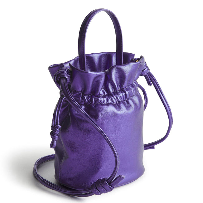 Tilden Drawstring Crossbody-Purple Metallic-Image 1-Vera Bradley