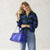 Small Original Duffel Bag-Purple Metallic-Image 2-Vera Bradley