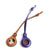 Bag Charm Set for AirTag-Purple Metallic and Roasted Pecan-Image 1-Vera Bradley