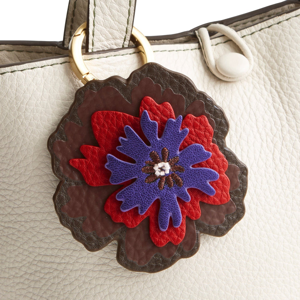 Flower Bag Charm - Leather | Vera Bradley – Vera Bradley Outlet Store